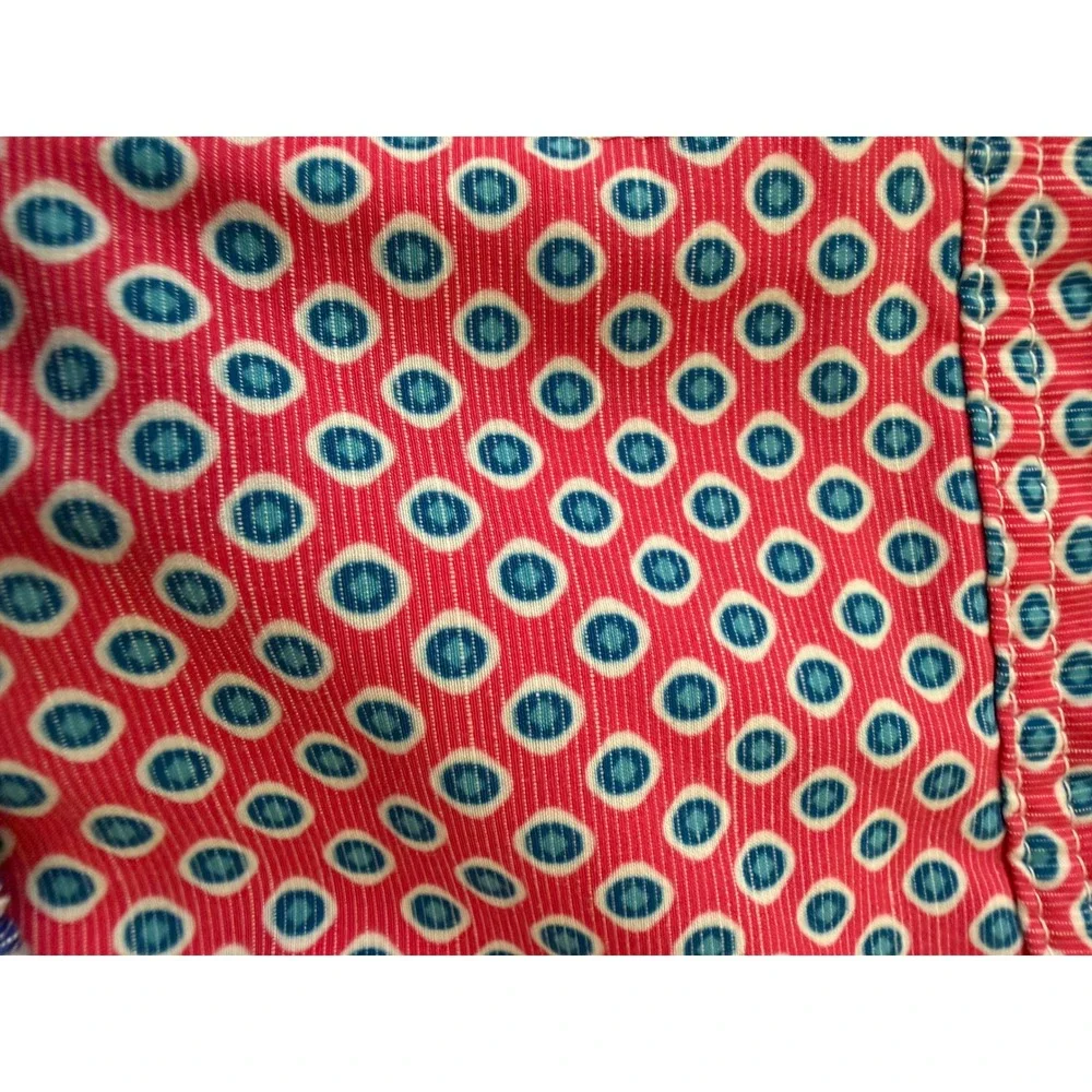 Johnnie-O Mens LOT Blue White Floral Swim Trunks Mesh Liner Size Medium
